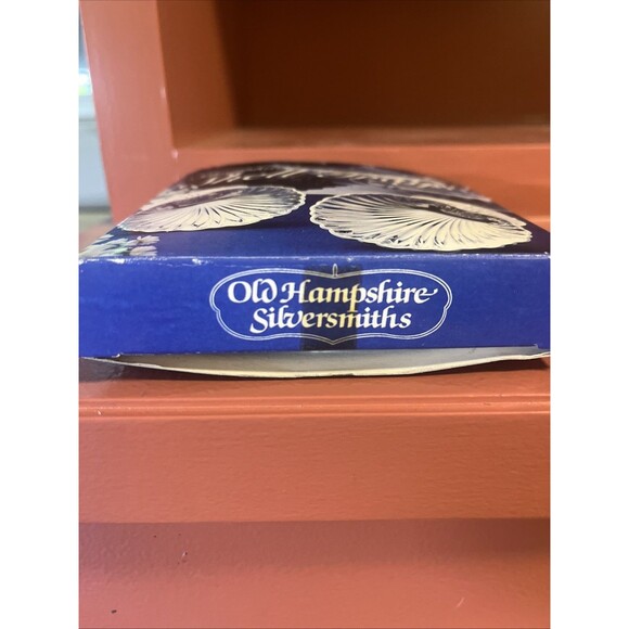 Set Of 2 Silver Plated Shell Trays Old Hampshire Silversmiths with Box - Picture 8 of 9